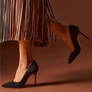 Sarah Flint Perfect Pump 85 Black Suede Heels | IT 36 / US 6 | Italy